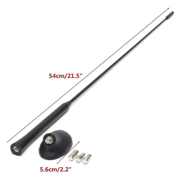 Am/fm bilradio Takantenne antenner Mast + basesett for Ford Focus-modeller 2000-2007 Xs8z-18919-aa