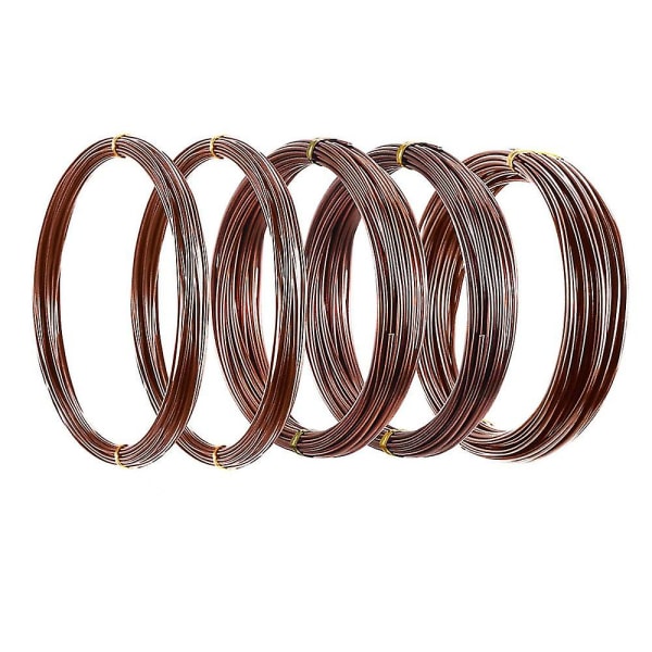 5 Pack Bonsai Training Wire, anodisert aluminium Bonsai Training Wire