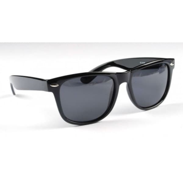 Solbriller Wayfarer Polariserede | Inkl. Etui Sort