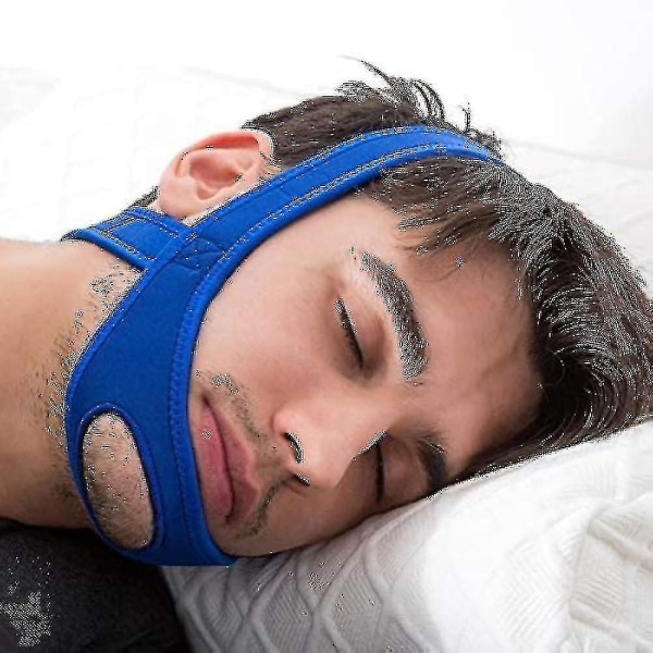 Anti-snorkebånd Anti-snorke Cpap Justerbart Hakebånd Sleep Apnea Jaw Solution