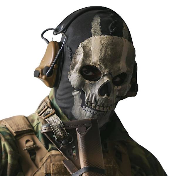 Call Of Duty Ghost Skallemask Full Face Unisex För Krigsspel Halloween Karneval Cosplay