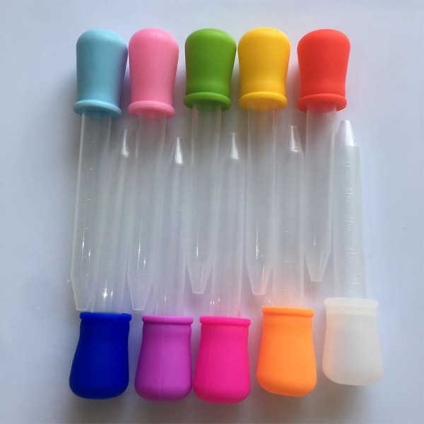 5ml Plast Dropper Flydende Pipette Dropper Squeeze Transfer Pipetter Dropper