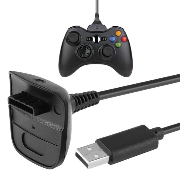 Laddkabel för Xbox 360-kontroll - 150cm