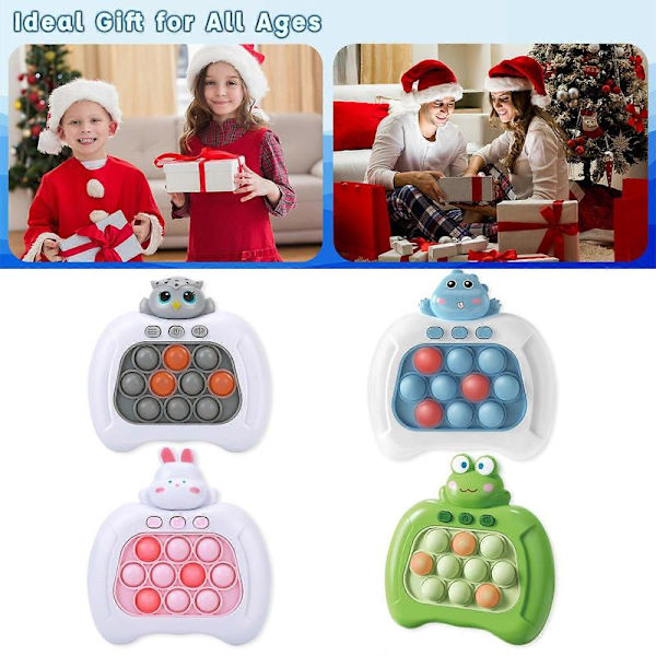Pop It Fidget Legetøj, Quick Push Spil Pop Fidget It, Quick Push Pop Boble Spillemaskine, Pop It Controller Spil, Boble Sensorisk Klemmelegetøj