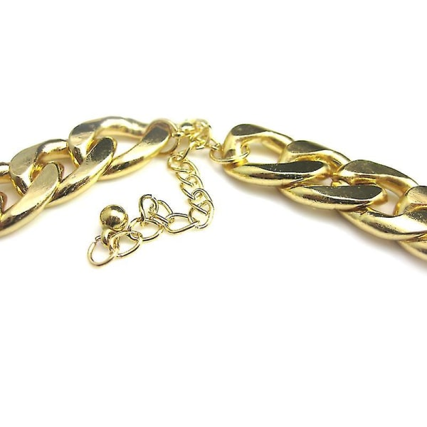 Beakey Gold Lion Heads halskæde Hip Hop Statement Chunky Chain gold