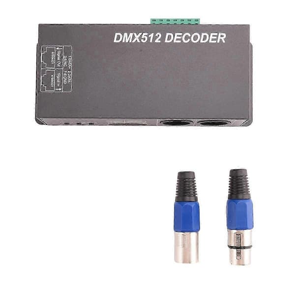 Dmx 512 Digital Display Decoder, Dæmpningsdriver Dmx512 Controller Til Led Rgbw Tape Strip Lys Rj45 Edition 0711 5 5