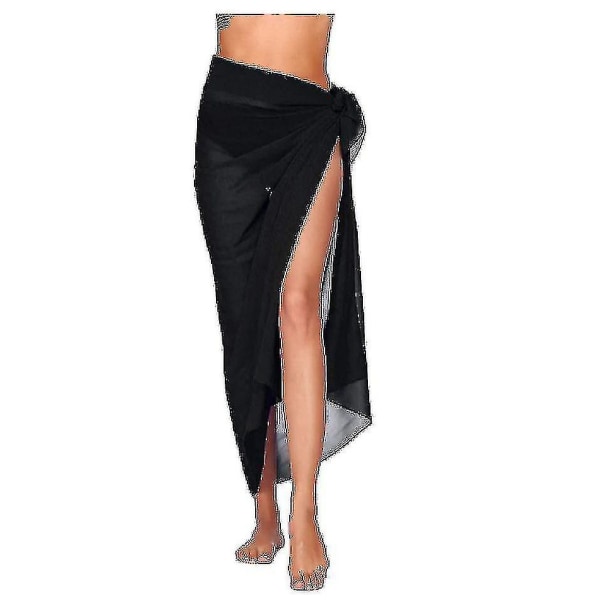 Dame Beach Sarong Pareo Chiffon Bikini Wrap Skjørt Cover Up For Badetøy