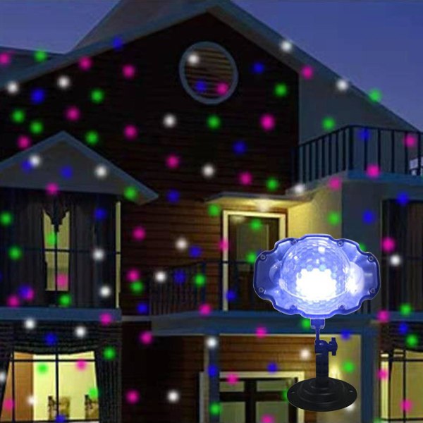 Julepynt til hjemmet Promo Projektorlys Opgradering Snowflake Projektorlys,-lysshow,, Til jul, Valentinsdag, Fest, Bryllup