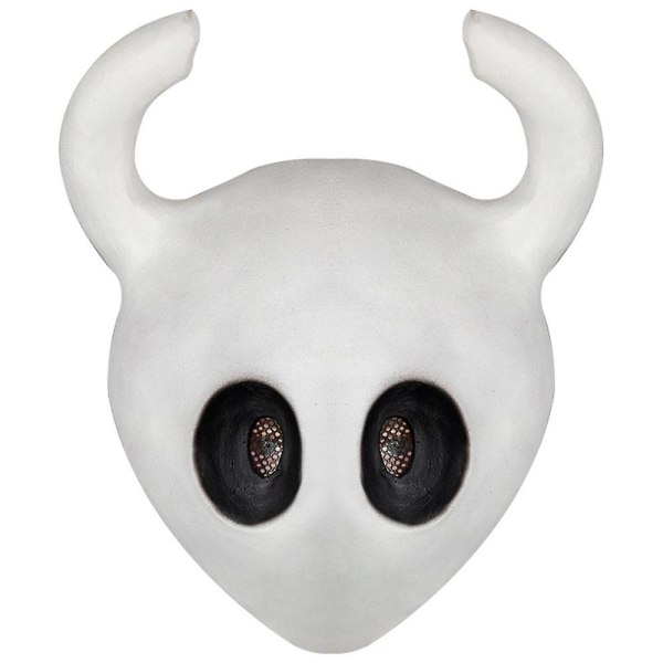 Hollow Knight Cosplay Latex Mask Halloween Party Rollspel Fancy Dress Prop Head Cover Huvudbonader