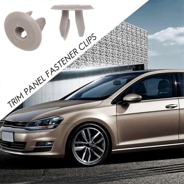100x For T4 T5 Transporter Eurovan Mørkegrå Trim Panel Foring Clips