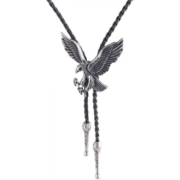 Native American Bolo Tie Rodeo Cowboy skinnslips Western halskjede Kostymetilbehør for menn, kvinner