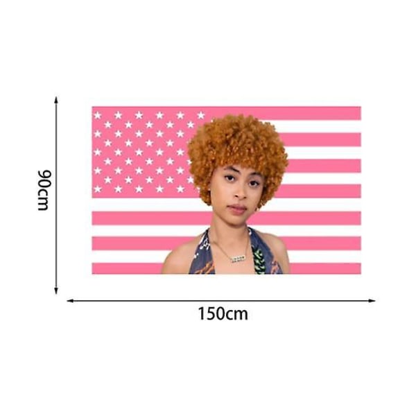 Ice Spice Flag 3x5 Ft Ice Rapper Spice Flag Amerikansk Flag Tapet Til Soveværelse Stue Dorm Wall H