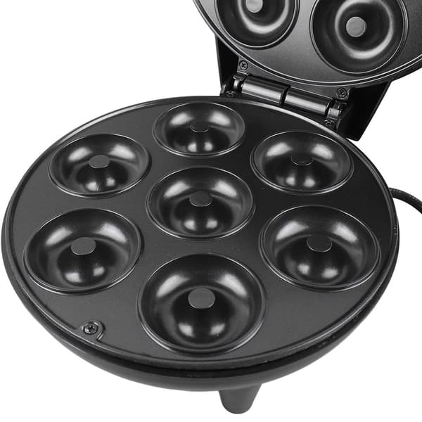 Mini Non-Stick Donitsikone, jossa 7 taskua