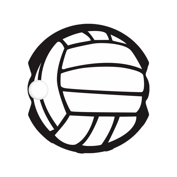 Akryl Tumbler Låg Plade Kreativ Form Levende Farve Sportsbold Tema Navnemærke Vandkop Låg Etiket Decor C