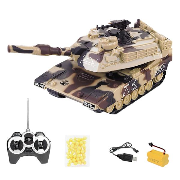 Kauko-ohjattava tankki langaton maastokäyttöön, voi ampua ammuksia, kauko-ohjattavat tankit B