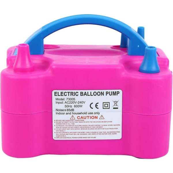 240v elektrisk luft dobbelt jet blæser del ballon pumpe inflator elektrisk ballon pumpe ballon inflator inflator til balloner