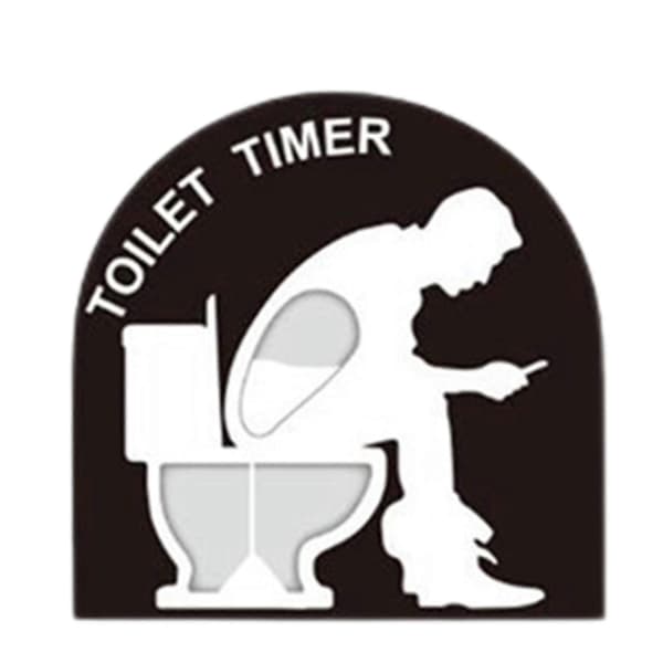 Kreativ Toalett-Sandtimer Sandtimer i Plast Sandglas Timer Hantverkspresent A