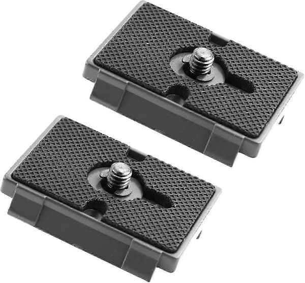 2 stk. Quick Release Plade Stativ Kamera Til Manfrotto Monteringsplade 200pl-14 Rc2 Kameraer Stativhoved