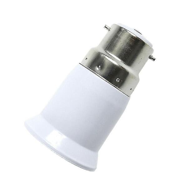 B22 til Edison Skrue E27 Adapter Konverter B22 til E27 Lampe Pære Bajonetfatning