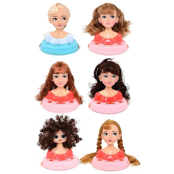 Barbie docka Prinsessa Elsa, Is- och snöäventyr Elsa halvkroppsdocka med tillbehör (FMY) Air black h Air black hair Standard configuration