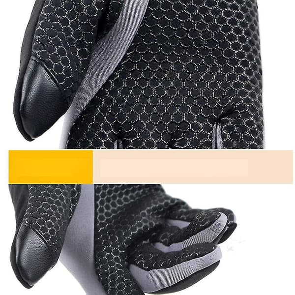 Herre Vinter Termo Handsker med Anti-slip Elastisk Manchet og Termisk Blødt For