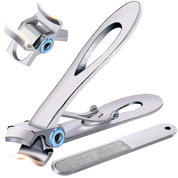 Kynsileikkurit paksuille kynsille, 15 mm suuret kynsileikkurit, hopea Silver