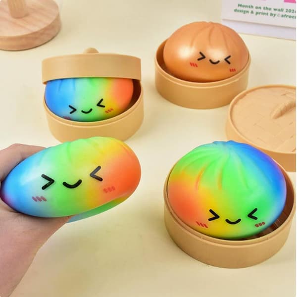 Jumbo Slow Rising Bread Stress Relief Toy Squishy Bun (Random Selection) [JUN] color