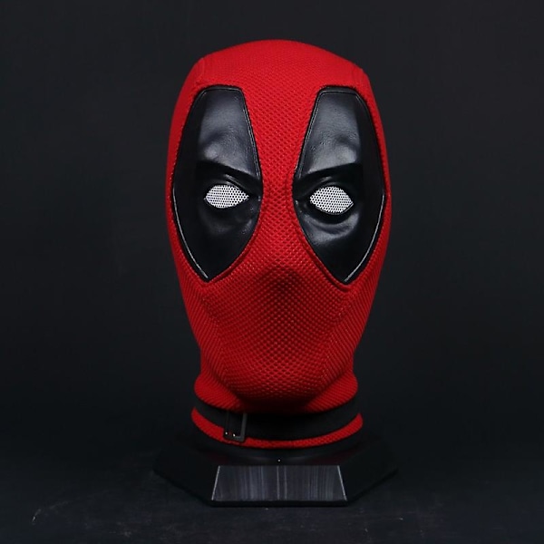 Deadpool Wade Winston Wilson Cosplay Nylon-naamio Pääpanta Neulotu Cotton Mesh Kypärä Halloween-juhliin Karnevaaliasu Props