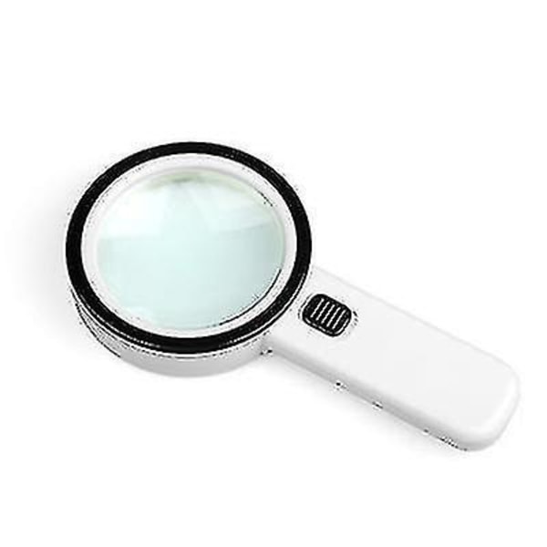 Håndholdt Bærbar 12 LED Læse Lup Forstørrelsesglas