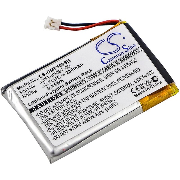 Smartwatch Batteri 230mah Til Garmin Fenix 5 Approach S60 Forerunner 935 361-00097-00