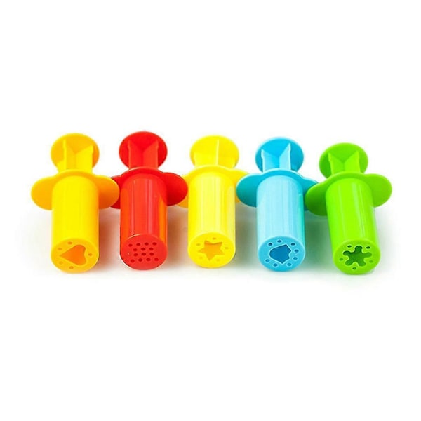 For Smart Dough Tools 5x/sæt Plastilin Klemmesæt Ekstruder Værktøjer Til Børnespil