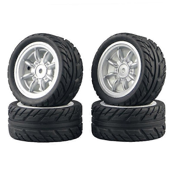4 st Gummidäck Hjul för Sg1603 Sg1604 Sg1605 Ud1601 Ud1602 Ud1603 Ud1604 1/16 Rc Bil Uppgradering
