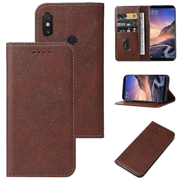 Til Xiaomi Mi Max 3 Pro Magnetisk Lukning Læder Telefon Cover
