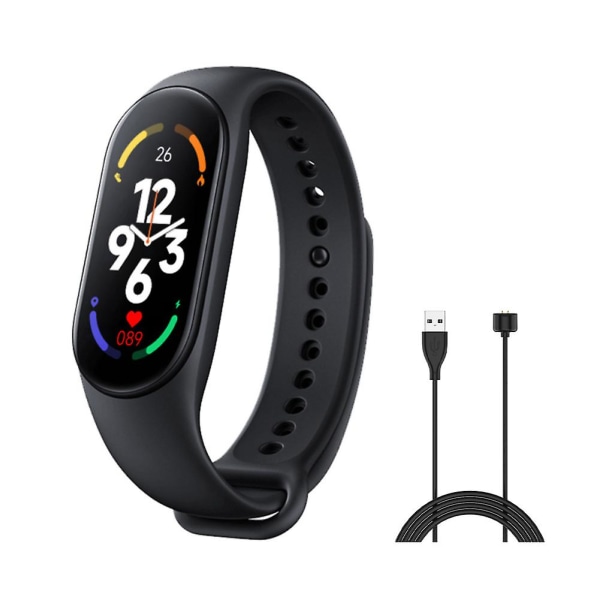 M7 Smart Armband Watch Fitness Tracker Sport Smartband Blodtrycksmätare Armband Smart Band Uppgraderad version black