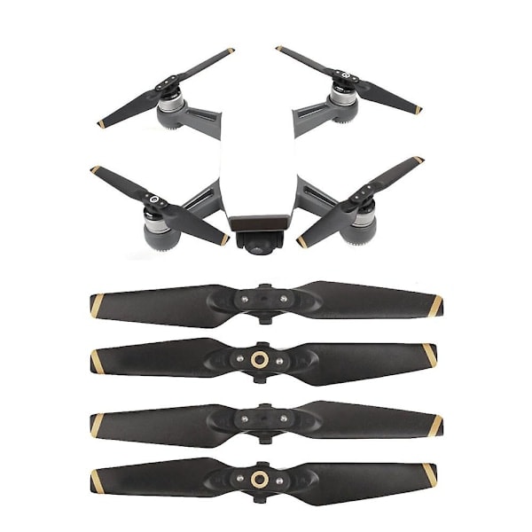 4 st Propellrar för DJI Spark Drönare Fällbara Blad 4730f Tillbehör RC Reservdelar