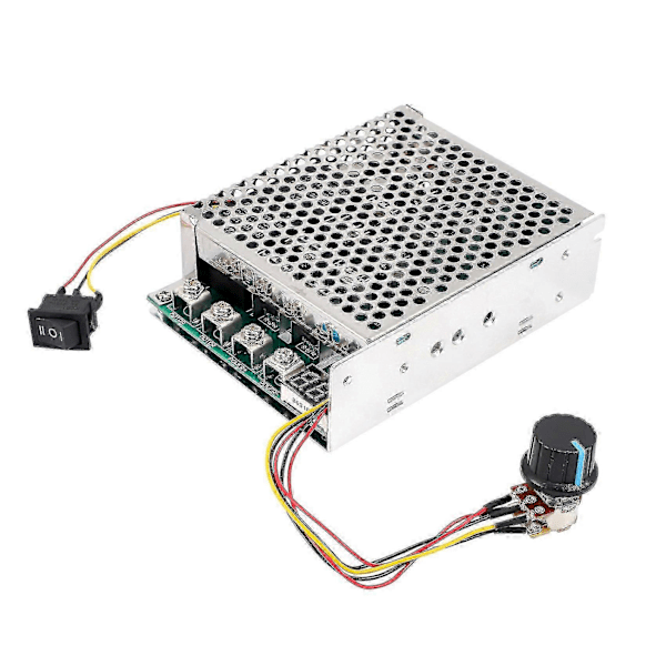 DC 10-55V 100A 3000W Motorhastighetsregulator Reversibel PWM-kontroll Framåt och Bakåt Regulator-Bra