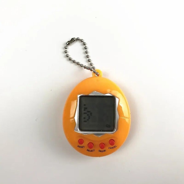 Hett! Tamagochi elektroniska husdjursleksaker 90-talsnostalgiska 49 husdjur i en virtuell cyberleksak för husdjur Rolig Tamagochi yellow