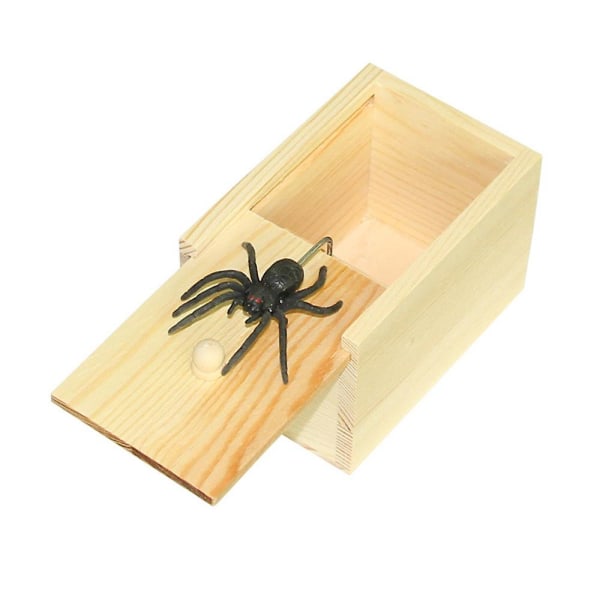 kepponen hämähäkkipuinen laatikko Hauska hämähäkkilaatikkotemppu Hauska pelotustarvike Halloween-lahja