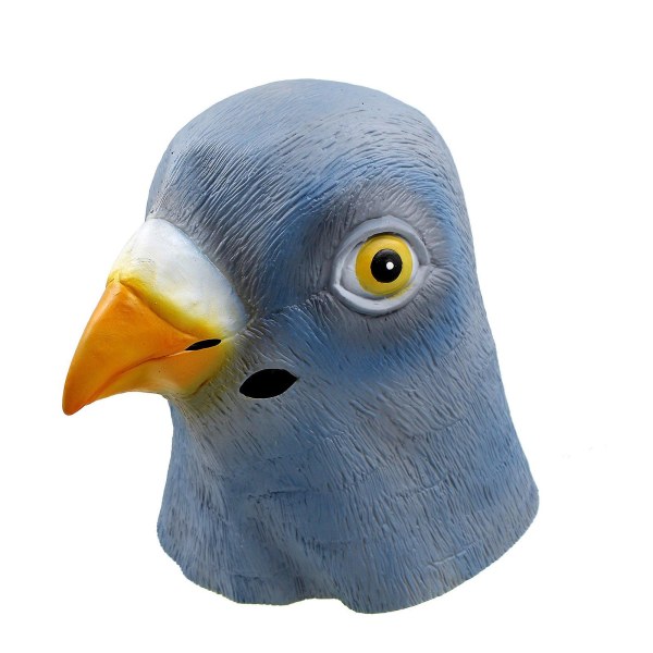 Creepy Party Deluxe Novelty Halloween Costume Party Latex Animal Head Mask Pigeon