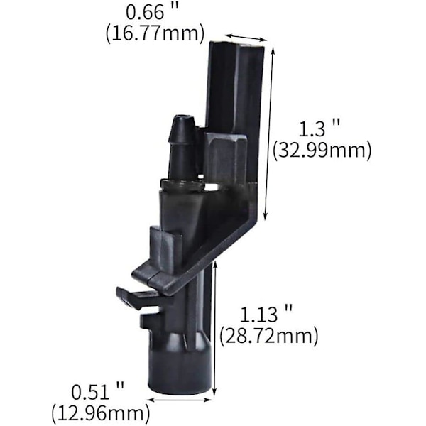 2 stk. 76810tp6a01 Vinduesviskerdyse Sprayer til Honda Cr-v Hr-v