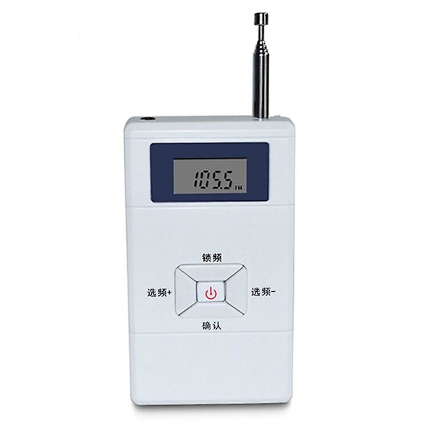 Bærbar Mini Trådløs FM-sender 70MHz-108MHz Audio Stereo FM-konverter Adapter Personlig FM-radiomottaker