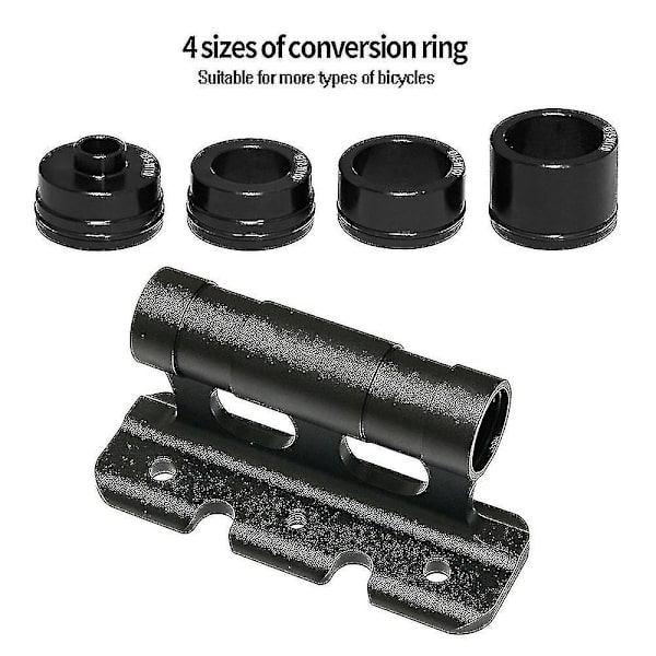 Cykelgaffelmontering Snabbkoppling Genomgående Axelhållare Framgaffelblock Biltakräcke För 5x100mm 12x100mm 15x100mm 15x110mm