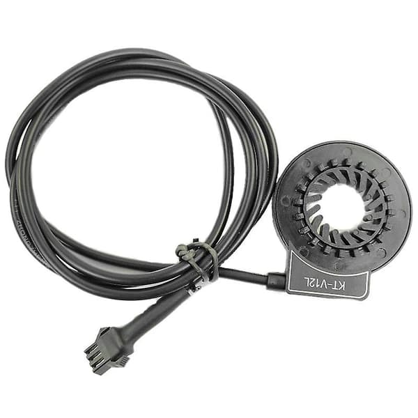 12 Magnetiska PAS-Sensor Elcykel Konverteringskit Delar Elcykel E-cykel PAS-System Assistent black