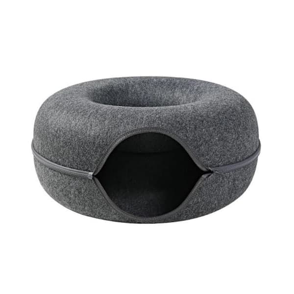 Kattehule, Katt tunnel Donut MØRKGRÅ Mørkegrå