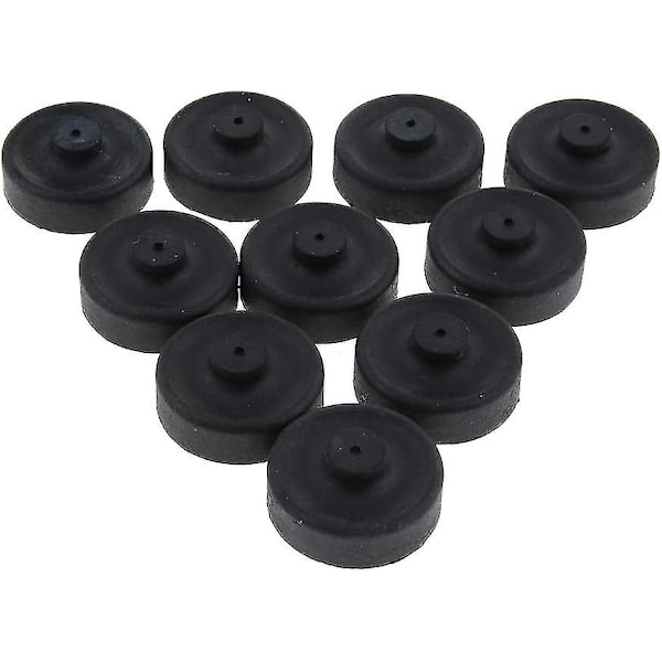 10 stk Gummikoppdeler Membran Luftpumpe For Akvarium Fiskepumpe Erstatning, Svart, 2