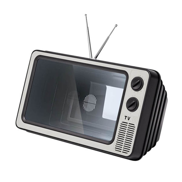 Black Friday -yllätystarjoukset Uusi matkapuhelimen näytönvahvistin 12 tuuman pieni TV matkapuhelimen näytönprojektori 3D-matkapuhelinvideo Gray