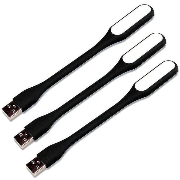 3 stk. Mini USB LED-lys, velegnet til USB-lys på laptop-tastatur
