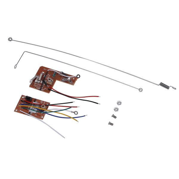 1 Set 4ch 40mhz Fjärrsändare & Mottagarkort Med Antenn För Diy Rc Bil Robot Fjärrkontroll