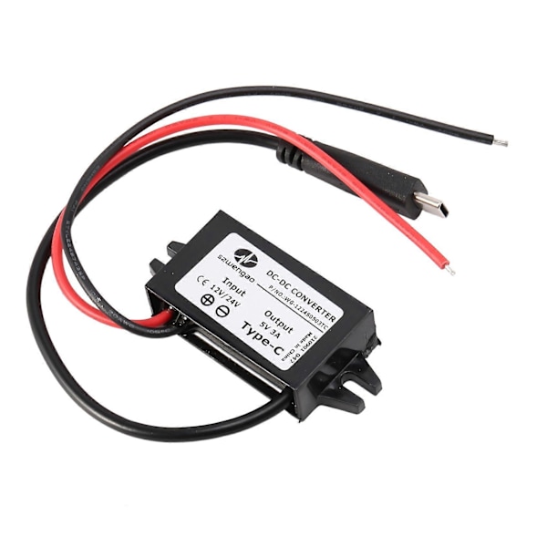 12V 24V till 5V 3A DC DC-omvandlare Regulator 12 Volt till 5 Volt 15W Strömförsörjning