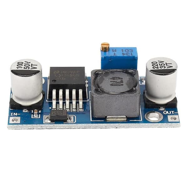 10x LM2596 DC-DC Nedtransformator Strømmodul 3A Justerbar Modul Stabil Spenning 24V Til 12V 5V 3V